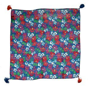 Diane Freis Scarf Shawl with Tassels Vintage